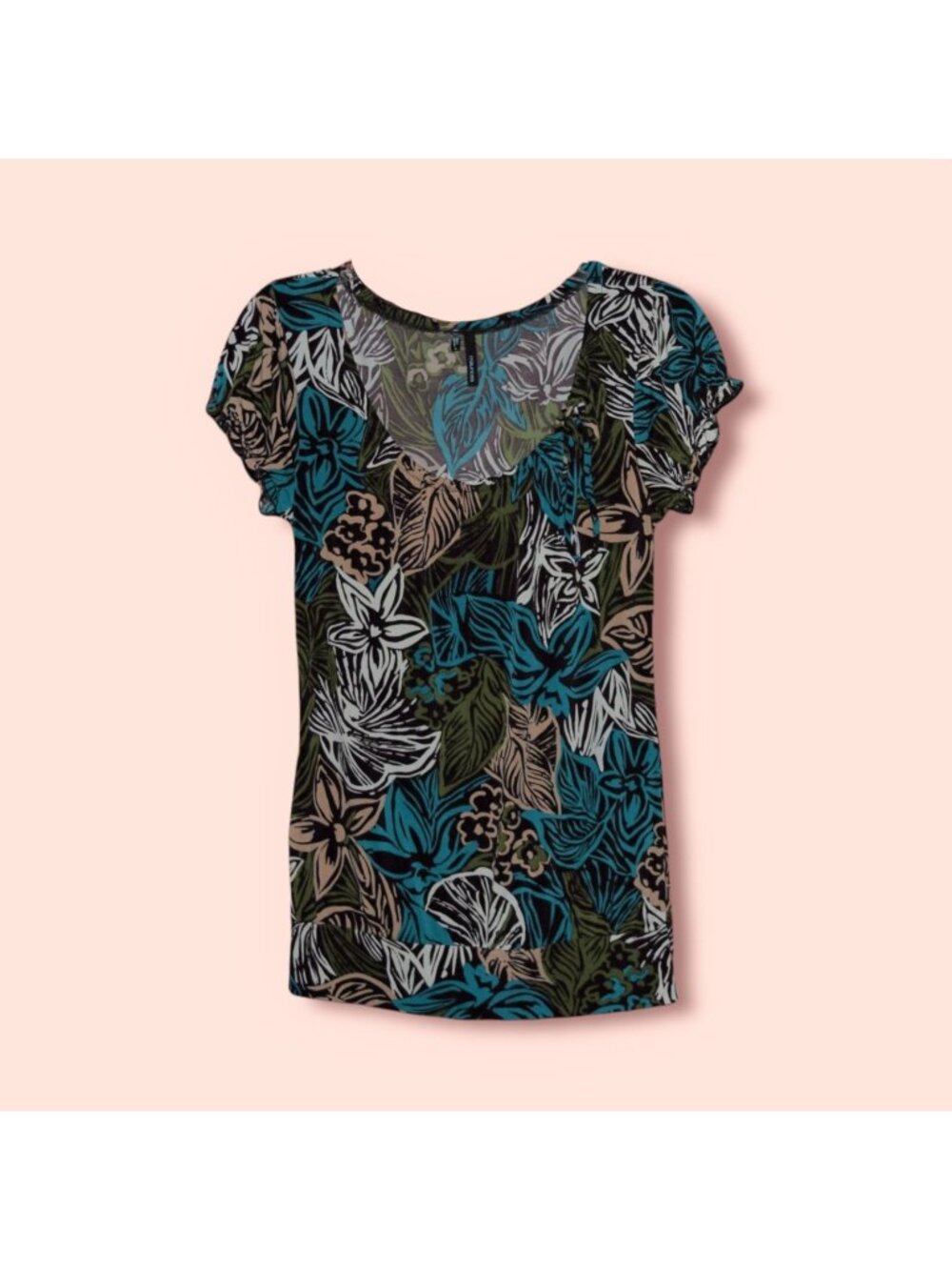 Maurices Women's Sz S Patterned Blouse